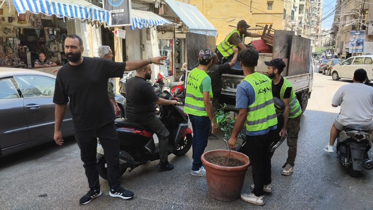 استمرار حملة إزالة التعديات وتنظيم الشوارع في العاصمة