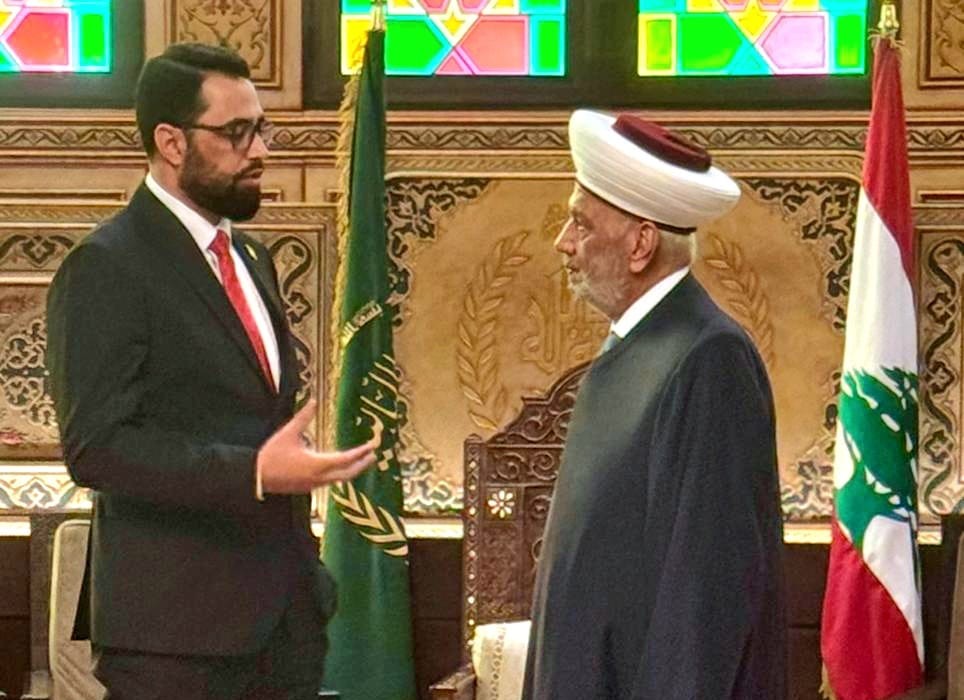 المفتي دريان استقبل الهزاع