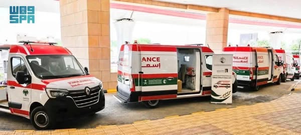 سيارات اسعاف سعودية إلى سوريا